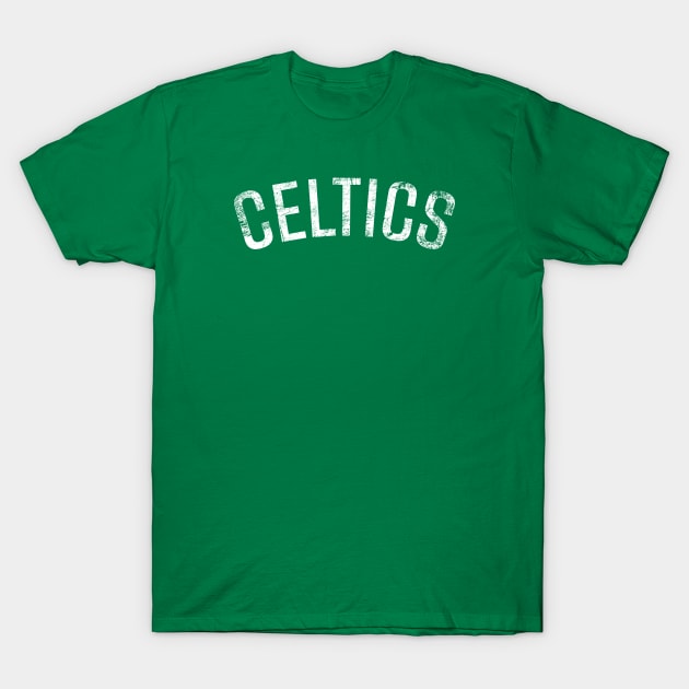 Boston Celtics Retro T-Shirt by StodSquad